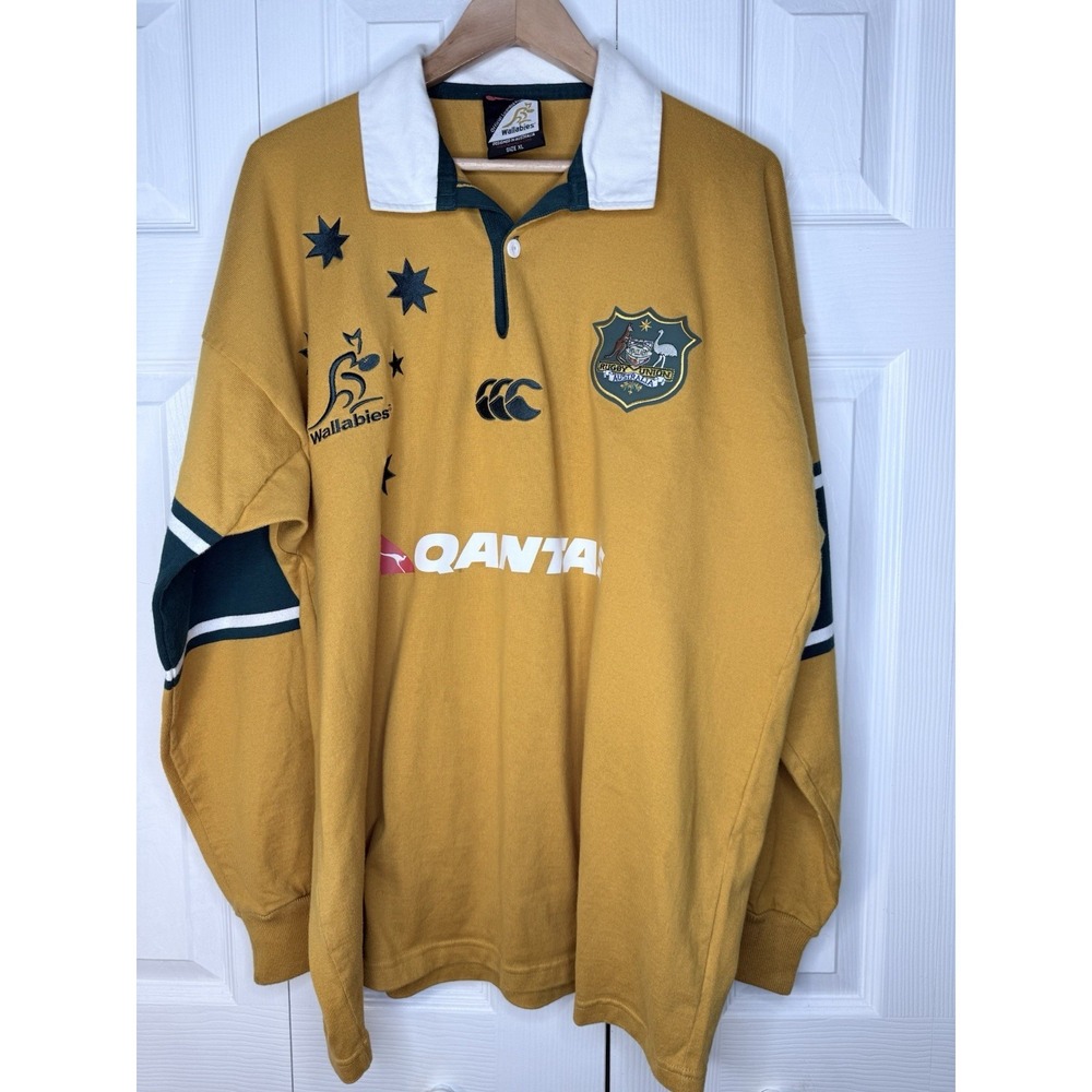 Vintage Wallabies Rugby‎ Union Australia Shirt Mens XL Jersey Canterbury 2004